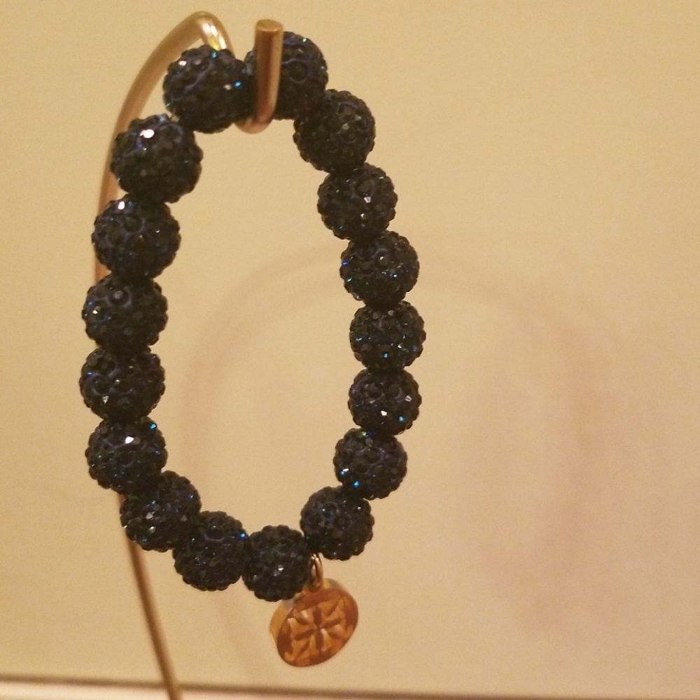 Rustic Cuff Emerson Navy Blue Bracelet